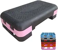 Step 50 x 28 x 13 Altura Regulável Plástico Exercícios Fitness Aeróbico Academia