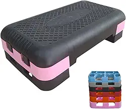 Step 50 x 28 x 13 Altura Regulável Plástico Exercícios Fitness Aeróbico Academia