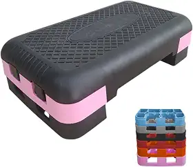 Step 50 x 28 x 13 Altura Regulável Plástico Exercícios Fitness Aeróbico Academia