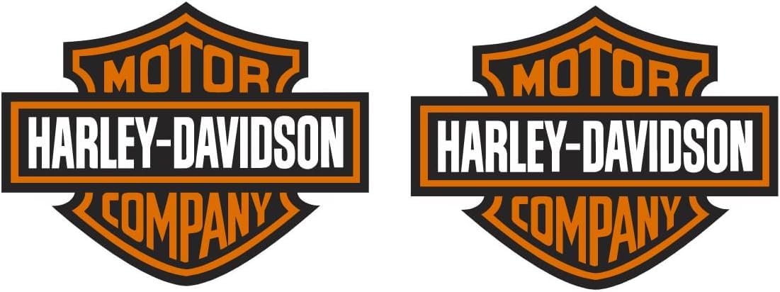 StickerGreen Harley Davidson Sticker, Aufkleber, Doppelpack, mehrere Größen (10)