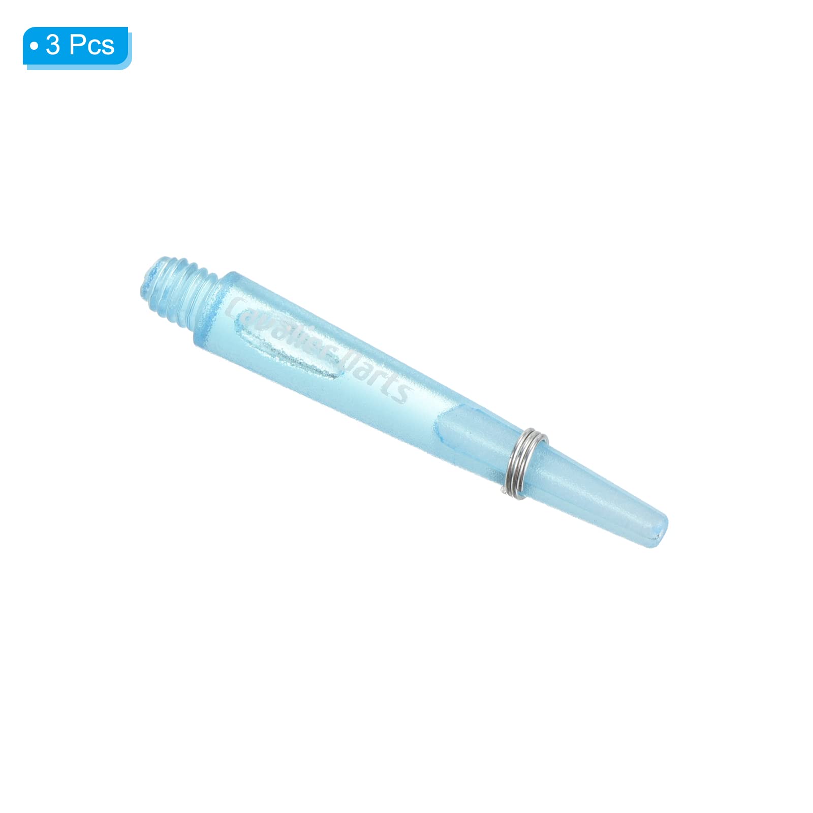 PATIKIL 35mm Dart Shafts, Medium 2BA Thread Plastic Dart Stems Dart Accessories for Steel Tip - 3 Pack (Blue) - Image 3