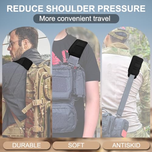 ZINZ 2-Pack Universal Wide Shoulder Pad with Ultra Thick Cushion for Bag Luggage Backpack Bag Crossbody - Image 7