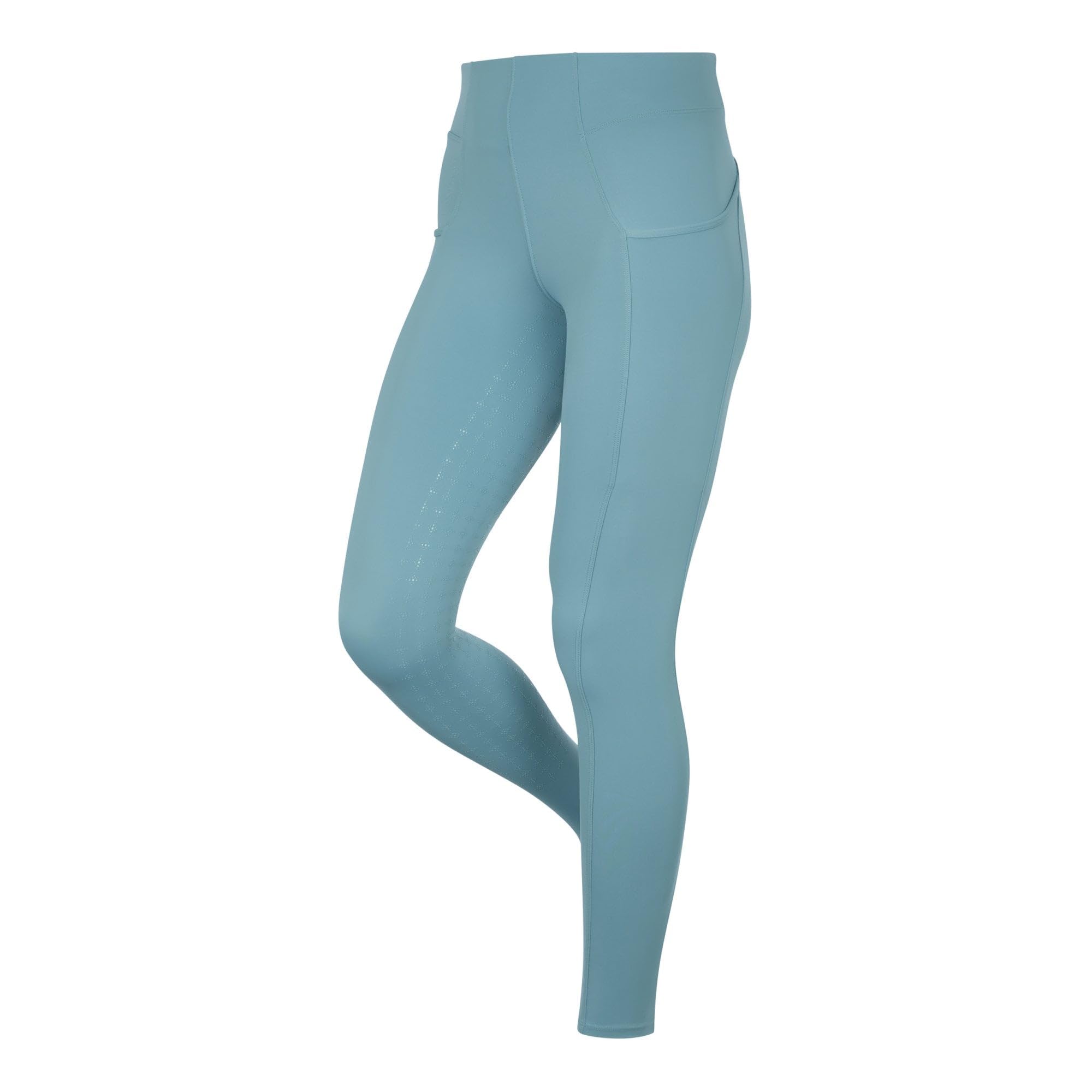 LeMieux Naomi Womens Pull On Full Seat Breech (UK, Numeric, 14, Regular, Regular, Lagoon)