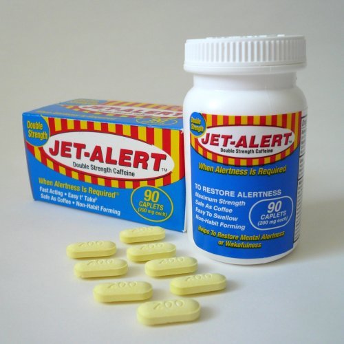 Bell Pharmaceuticals: Double Strength Caffeine 200 Mg Caplets Jet-Alert, 90 Ct - Buy Packs and SAVE (Pack of 6) Bell Pharmaceuticals: Double Strength Caffeine 200 Mg Caplets Jet-Alert, 90 Ct - Buy Packs and SAVE (Pack of 6)