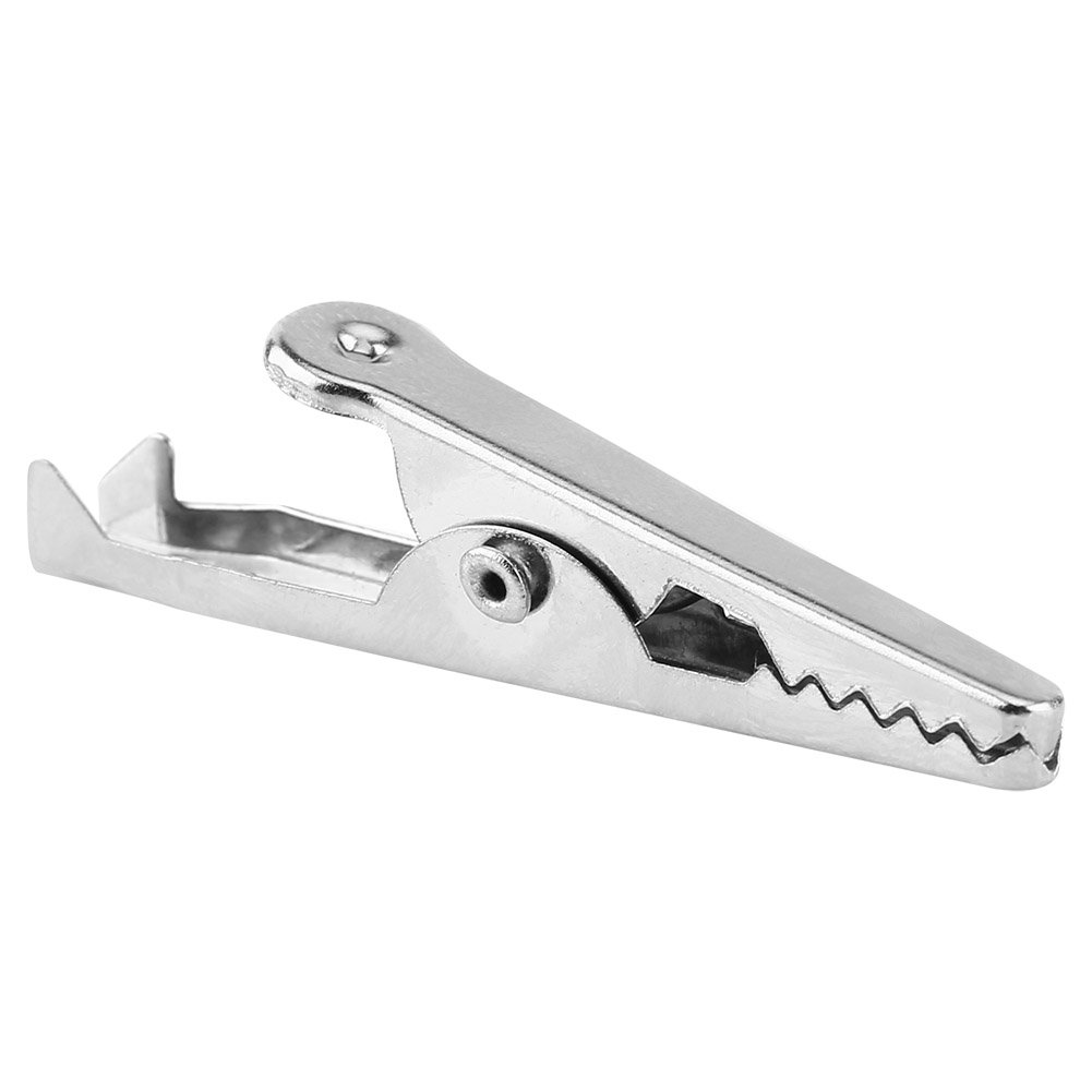 20pcs 28mm Abrazadera Eléctrica Del Cocodrilo, Pinzas De Clip De Cocodrilo Prueba De La Prueba Metel Con La Cubierta De Aislamiento Protectora