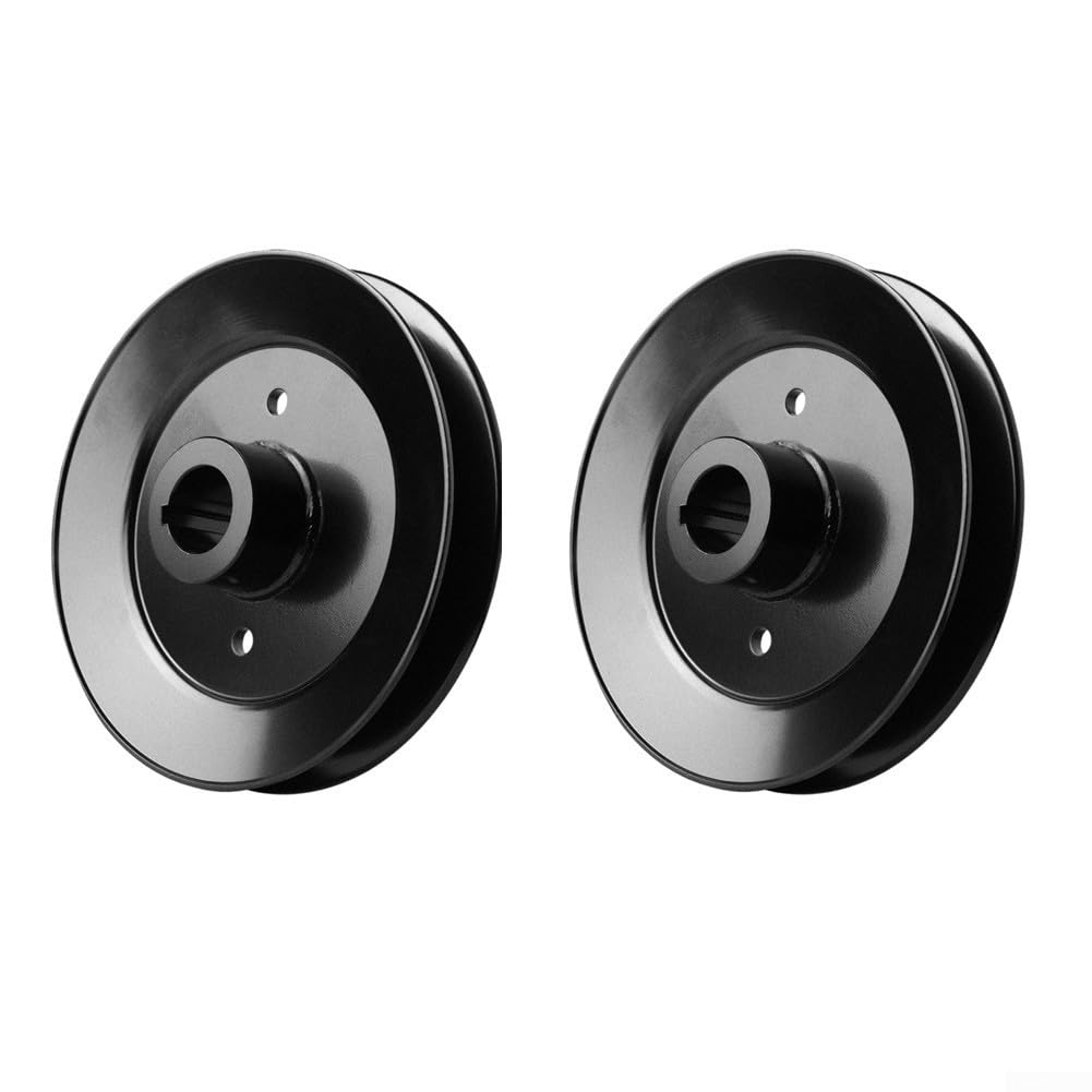 Polea de cubierta para cortacésped, polea de cubierta de 54 pulgadas compatible con 033-4890-00, para polea de cortacésped de giro cero para la serie MZ ZT (2 piezas)