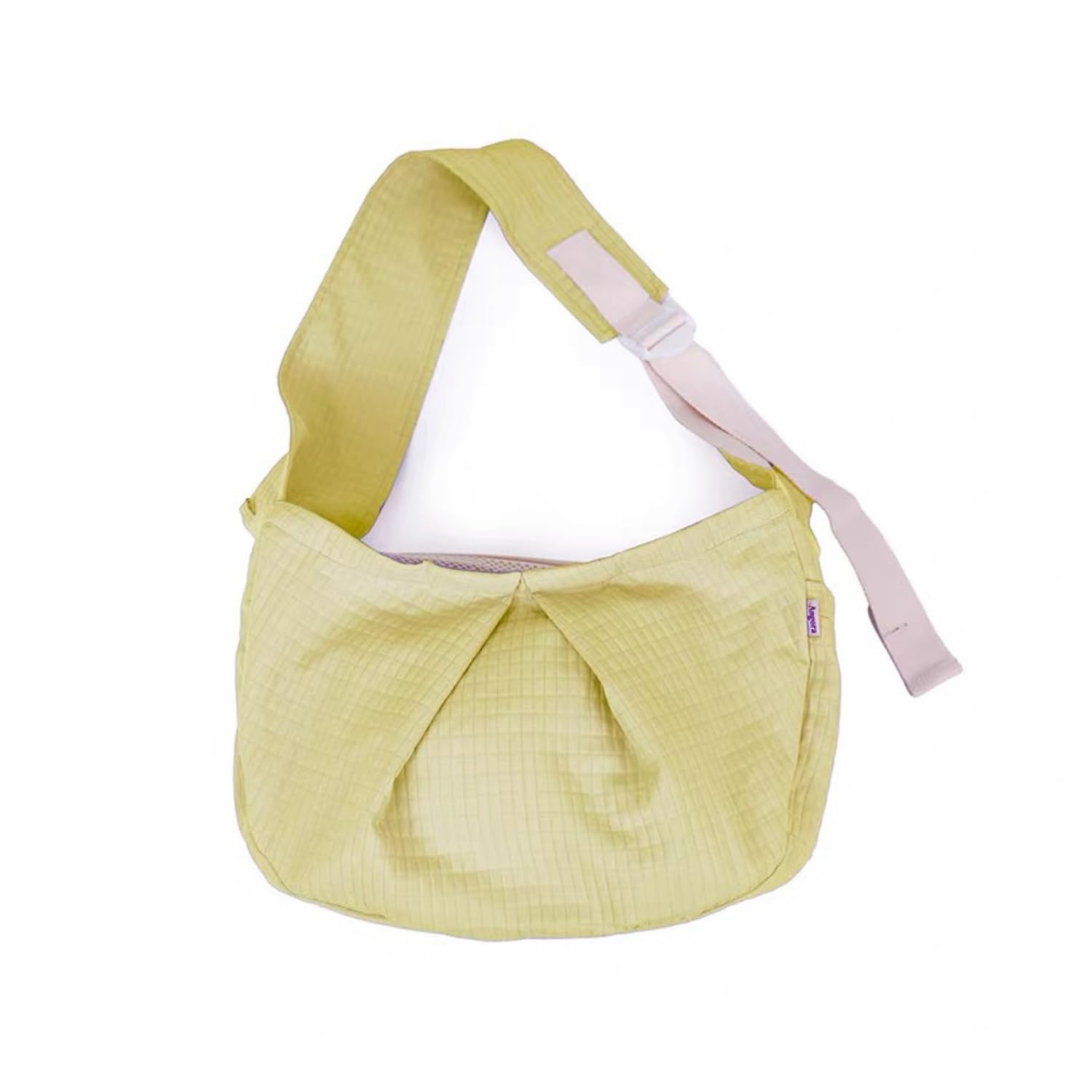 Ferret Sling Carrier - Pet Carrying Bag with Adjustable Strap Hands Free Shoulder Bag Crossbody Travel Slings Soft Small Animal Bonding Pouch Front Backpack for Ferret Rabbit Puppy Kitten (Yellow)