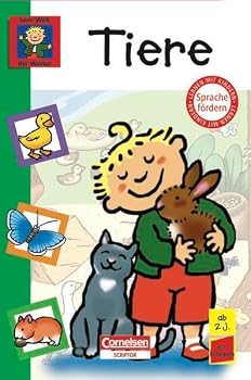 Hardcover Leos Welt der Wörter: Tiere: Lern-Bilderbuch mit Klappen [German] Book