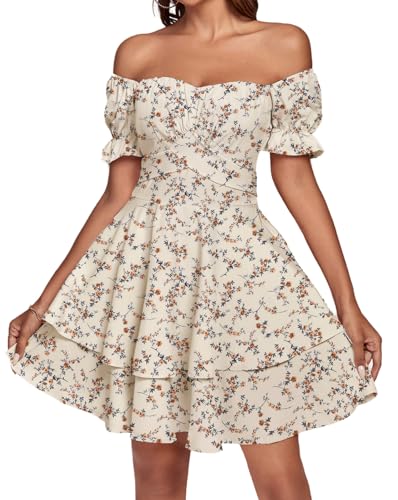 Image of LYANER Women's Off Shoulder Casual Dress