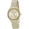 Anne Klein Women’s Premium Crystal Accented Mesh Bracelet Watch