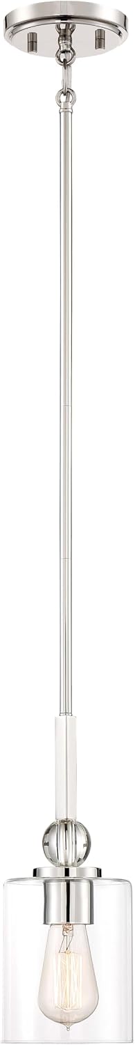 Minka Lavery 3089-416 Studio 5 Mini Pendant, 1-Light, 60 Total Watts, 7-in H x 14.5-in W, Painted Bronze with Natural Brushed Brass