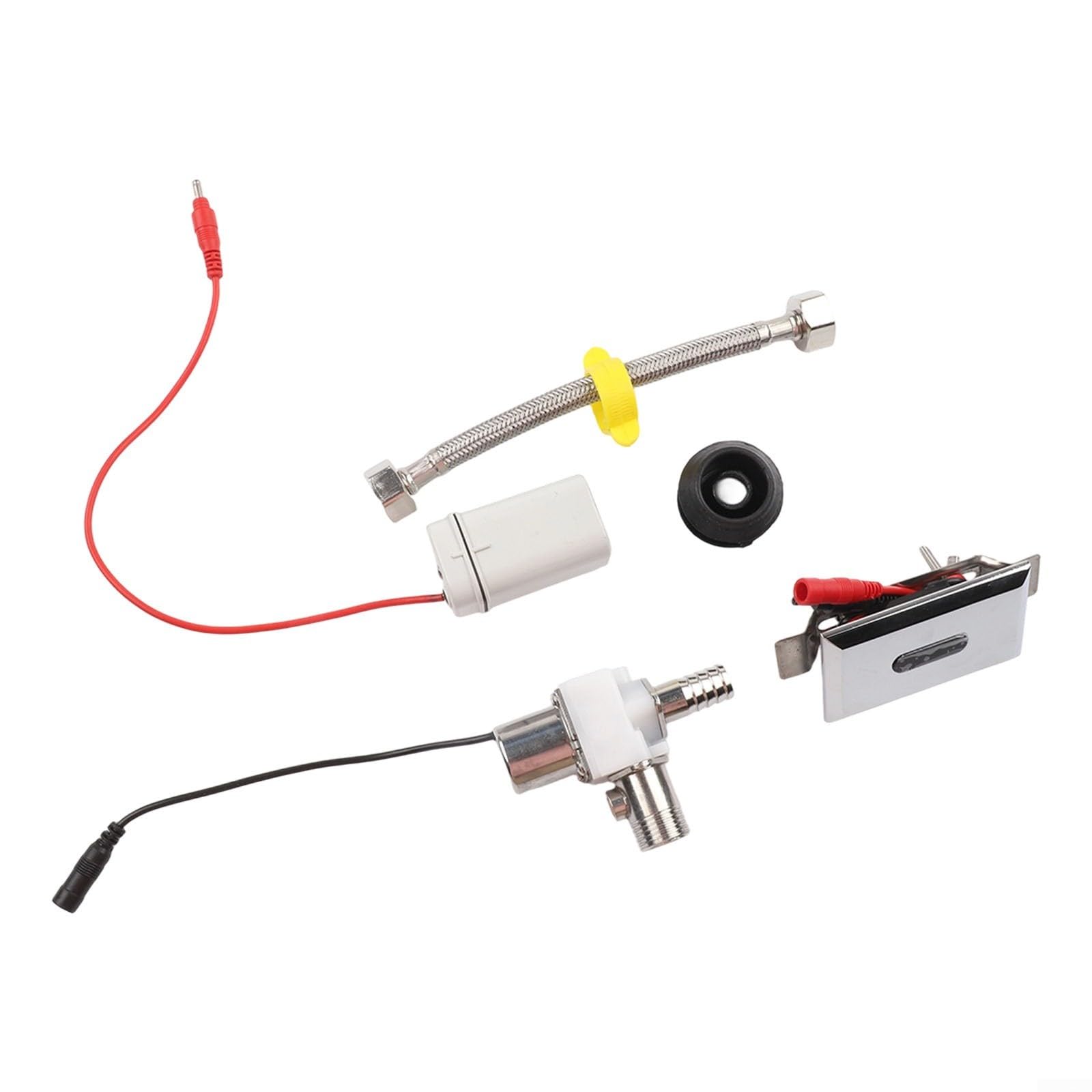 Válvula de descarga de orinal con sensor infrarrojo automática y motor CC 6V de metal