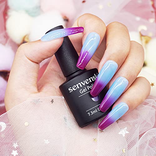 Kit de esmaltes en gel termocromáticos para uñas miniatura 3