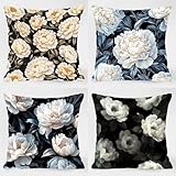 Utilisations multiples et cadeaux : transition sans couture de l'intérieur (chambre, canapé) à l'extérieur (banc de jardin, chaise de camping). La housse de coussin peut également être utilisée comme cadeau d'anniversaire, de Noël, de Pâques et d'autres cadeaux de vacances pour les amoureux, les parents ou les collègues.