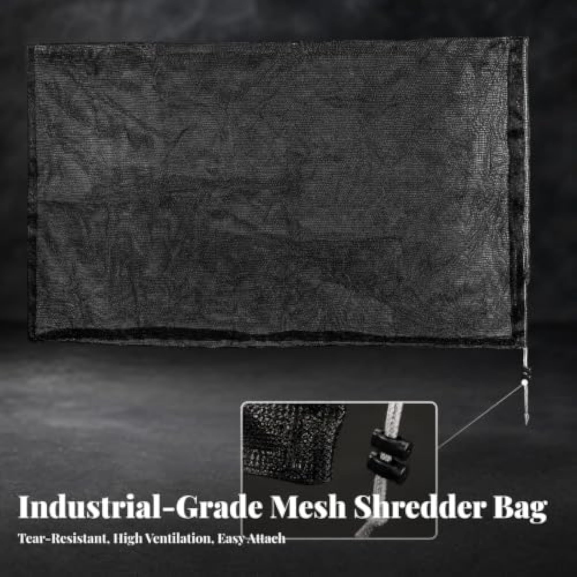 Breathable Mesh Collection Bag with Drawstring Closure
