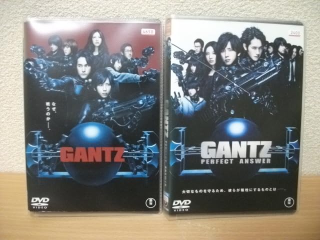 GANTZ & GANTZ PERFECT ANSWER 2本セット GANTZ ガンツ 全2枚 + PERFECT ANSWER レンタル落ち セット 中古