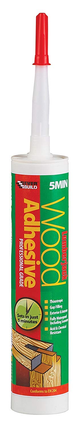 Everbuild Lumberjack 5 Minute Polyurethane Wood Adhesive Gel