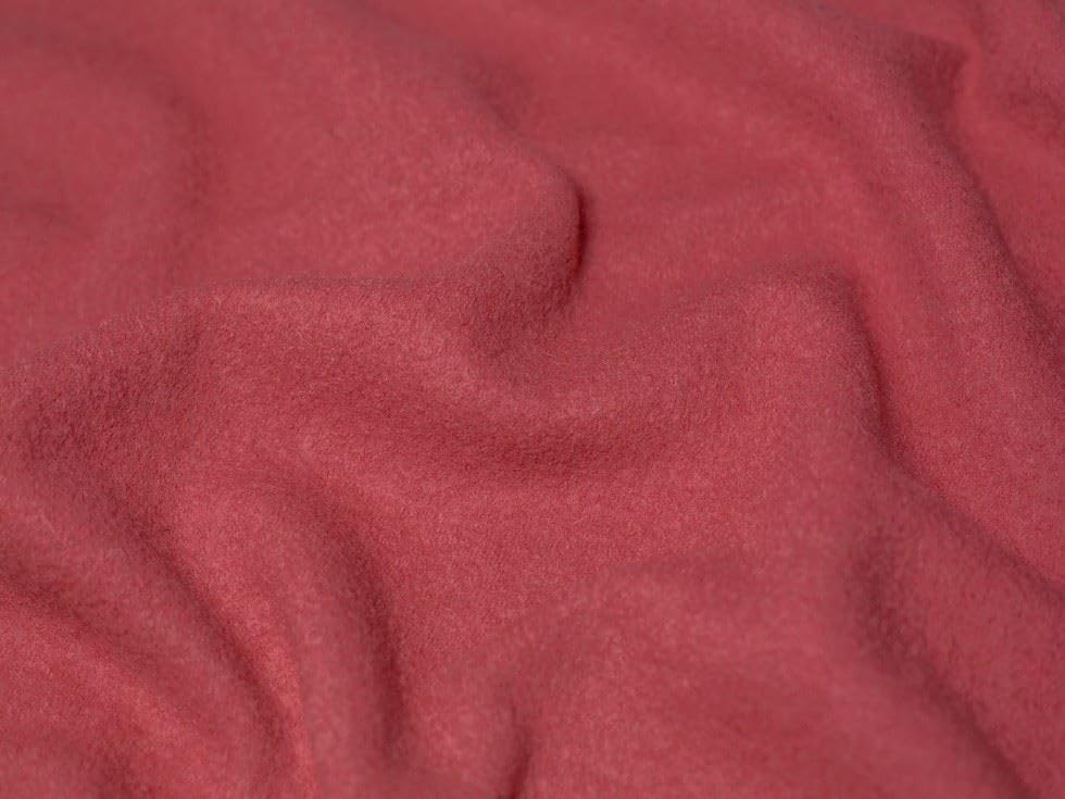 Minerva 100% Pure Wool Coating Fabric Dusky Pink - per metre