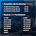Power Steering Pump with Pulley Fits for Nissan Altima 2007-2012, Maxima 2009-2014, Murano 2009-2014 V6 3.5L Gas Replaces 49110-1AA0A, 49110-9N00A, N9900751, 21-5485 Power Steering Asist Pump