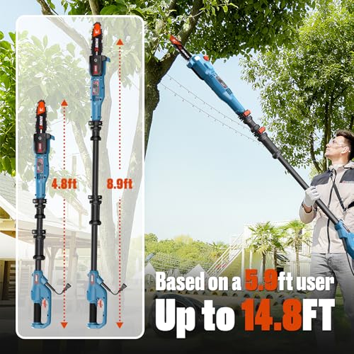 SENIX 8A 8-Inch Pole Chainsaw