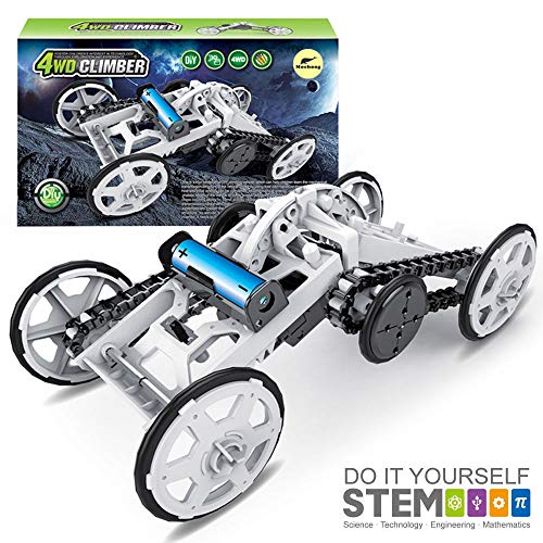Mochoog STEM Toys, 4WD Electric Climbing Vehicle - Science Building Experiment Crafts Kit