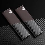 2個カーシートベルトパッド 用マツダ MX-5 MX5 ミアータ ロードスター（タイプND）シグネチャー/30周年/100周年記念/ADヴァンテージシートベルト,Brown