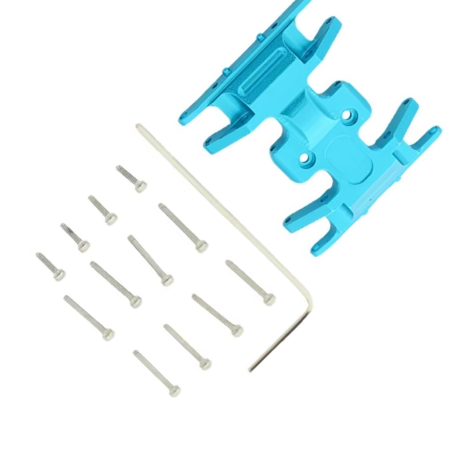 para Axial para SCX24 90081 para Buggy Metal Chasis Medio Montaje Placa Base Soporte Orugas Coche Camiones Reemplazo Piezas Repuesto Modificado