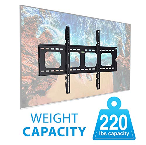 Mount-It! Low-Profile Large Tv Mount | Flush Tv Wall Mount | Ultra-Slim Fixed Tv Mount For 42-70 In. Screen Tvs | Vesa Compatibility Up To 800X400 | 220 Lbs Capacity #TOP7