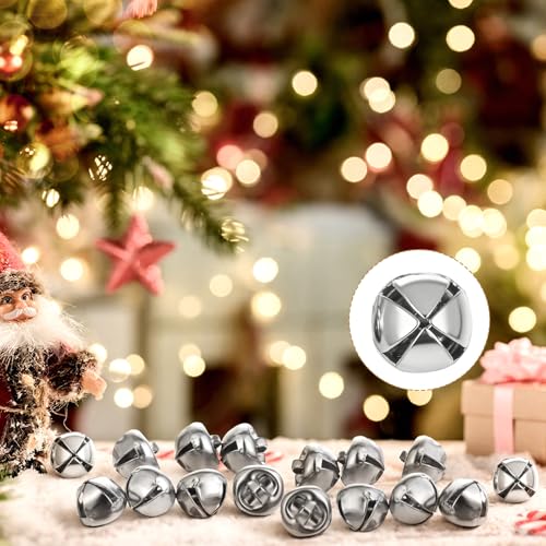 150 Stück Mini Glöckchen zum Basteln Kleine Glöckchen mit öse Bastelglocken,Schellen Glöckche aus Metall Jingle Bells Metallglöckchen für Geschenkverpackun DIY Schmuckherstellung Haustier Glocken