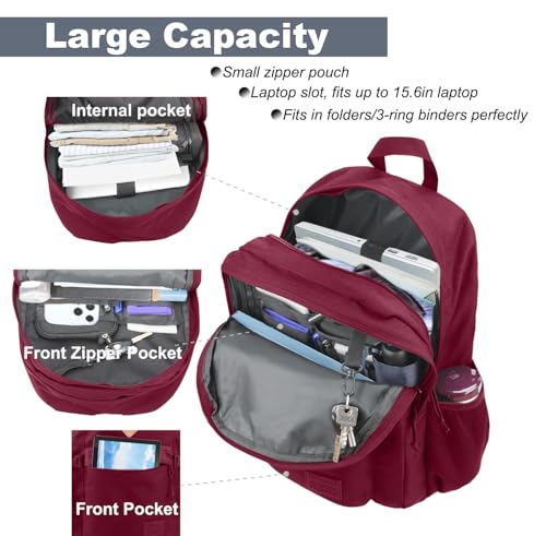 Image of SUPACOOL Campus Backpack, Laptop Bag with 2 Compartments, Travel Backpack
