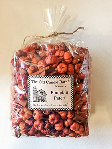 Old Candle Barn Pumpkin Patch Large Bag - Putka Pods Mini Pumpkins with Mini Cinnamon Sticks - Potpourri or Decoration - Made in The USA