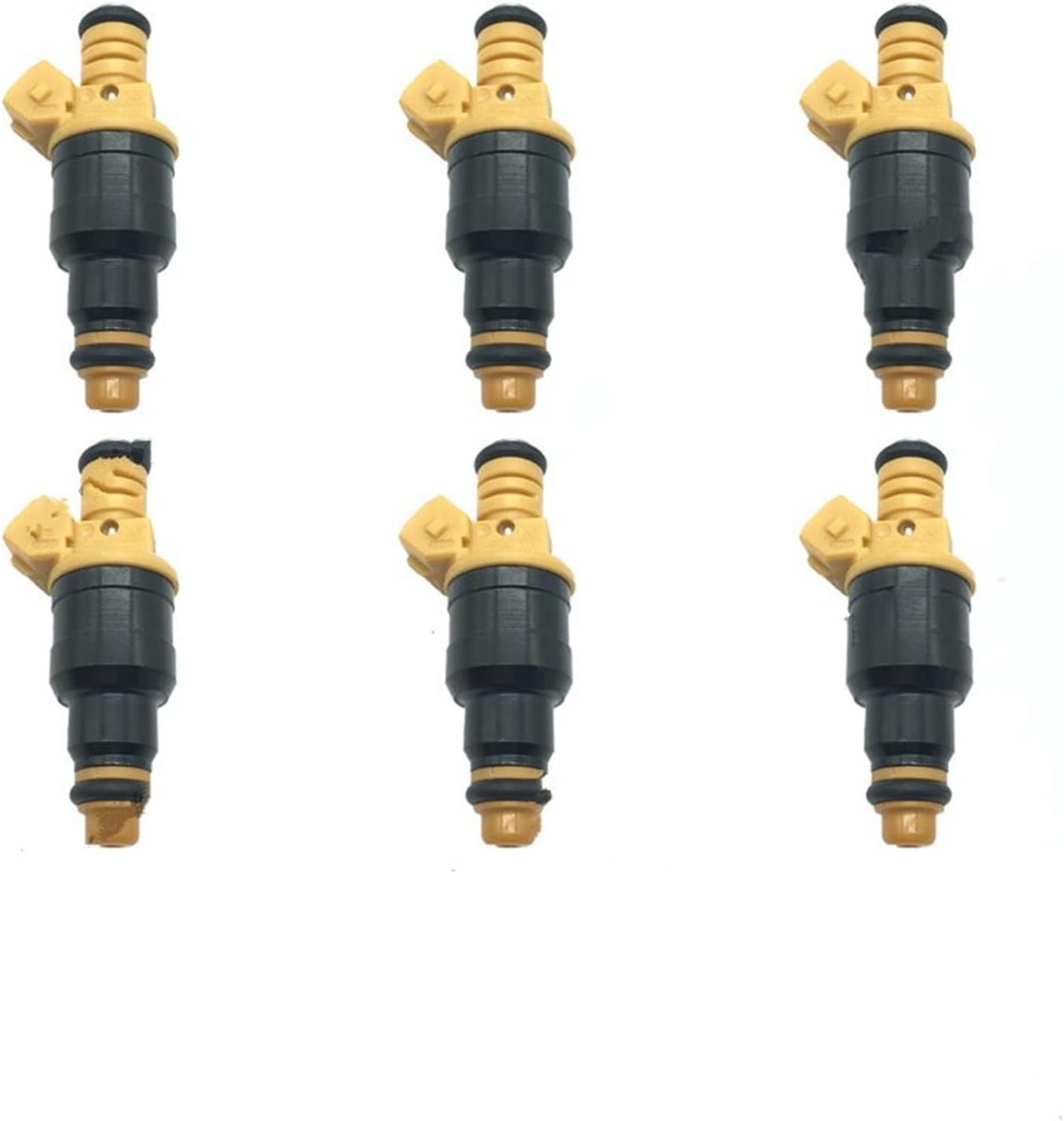 Inyector de Combustible Boquilla De Inyector De Combustible 6 Uds 0280150702 para Alfa para Romeo 155 156 164 2,5 3,0 V6 24V 0 280 150 702 Telar de cableado del inyector