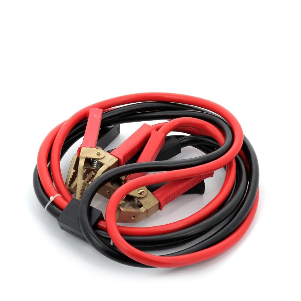 Cables de arranque Pro HD de 12 mm de diámetro, 3 metros, pinzas bronce