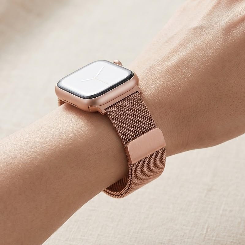 Stainless Steel Mesh Watch Band Quick Release Metal Replacement Watch Strap