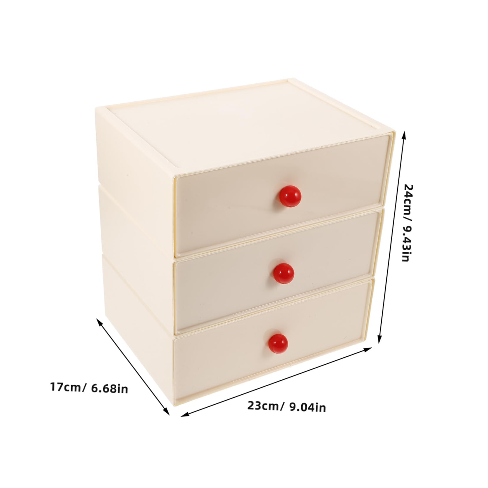 Caja Organizadora de Escritorio Hips PP, Cajones Multi Capa