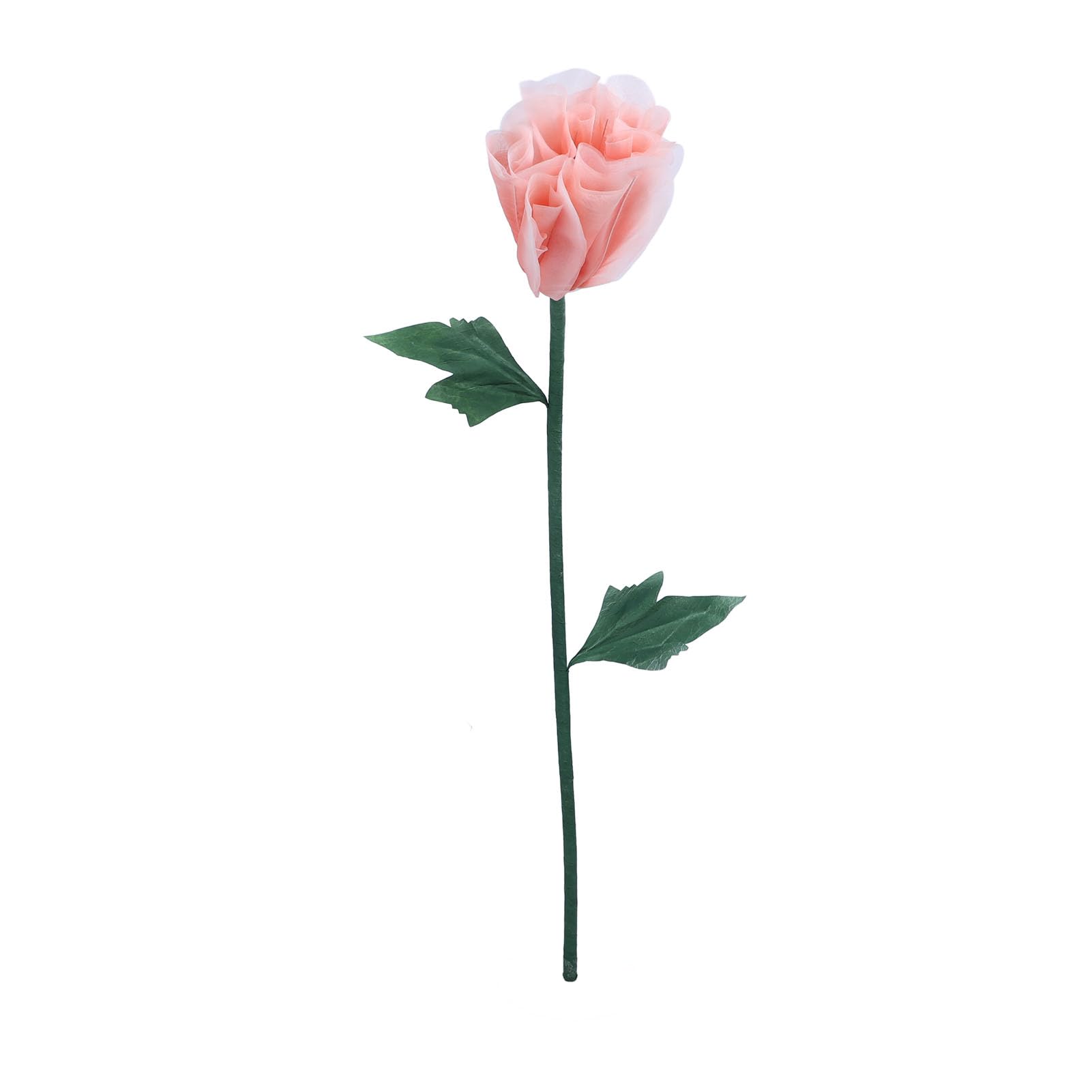 Alomejor Fausse Pivoine en Organza 60cm, Décoration Mariage en Fer et PVC