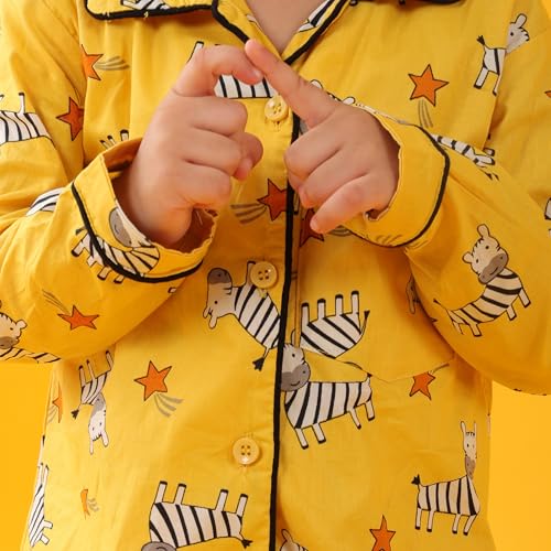 Image of Jam & Sugar Boys Cotton Printed Night Suit Set