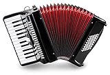 fotos de acordeon electronico Poco peso: 5,9 kg, color: negro con lustro