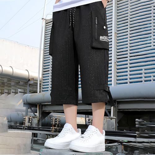 Short cargo pour homme stretch 3/4 idéal pour la randonnée et le vélo