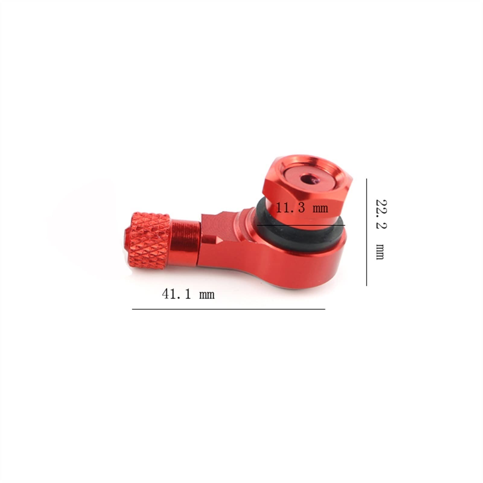 Accessoires Tiges De Valve De Pneu Tubeless De Roue De Commande Numérique Par Ordinateur De Moto 11.3mm 90 Degrés Pour B&M&W R1150RT (Color : Le noir)