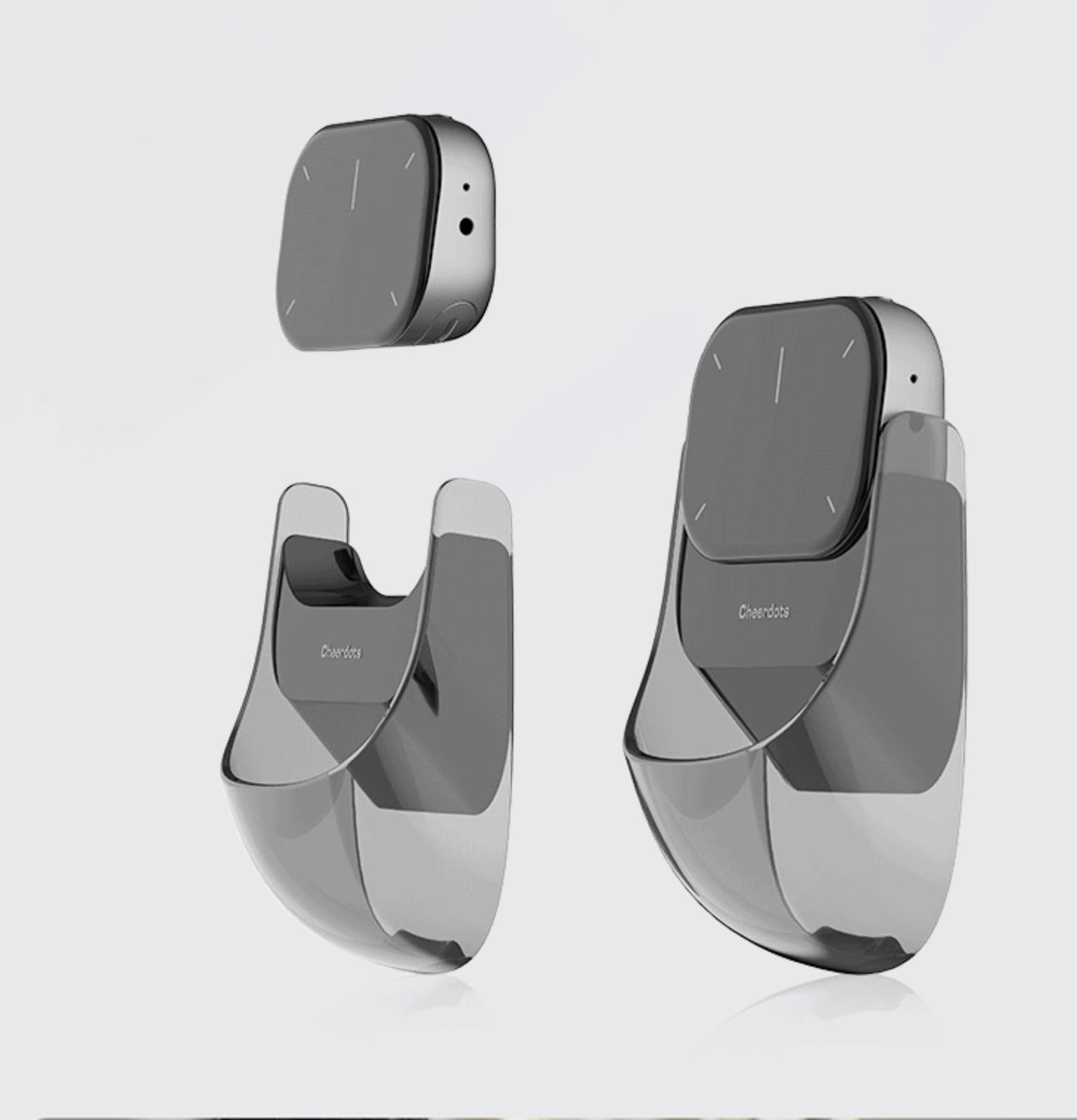 Genérico Ratón inalámbrico Bluetooth 3 en 1, ratón aéreo con función láser para Pasar páginas, ratón táctil para Oficina y educación, ratón ergonómico portátil para portátiles de Negocios.