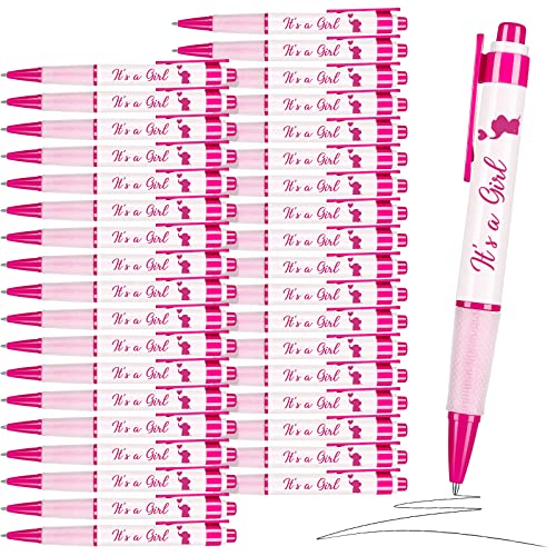 Outus 60 bolígrafos retractiles rosa bebé niña miniatura 1