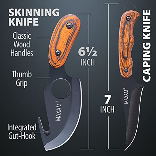 Maxam Fixed Blade Hunting Knife Set thumb #1