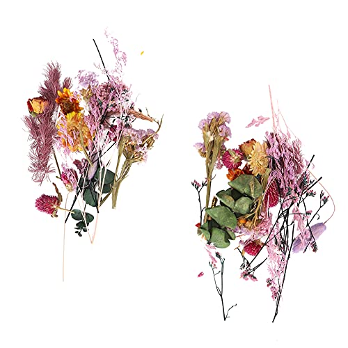 Decoração de flores secas, quantidade suficiente de buquê de flores secas para decoração de acessóri