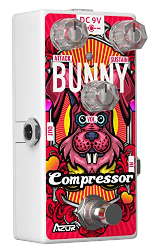 AZOR Kompressor Pedal Bunny Low Noise Compressor Gitarreneffektpedal für elektrische Gitarre und...