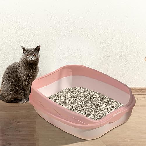 Arenero para gato semi cerrado diseño alto desmontable miniatura 2