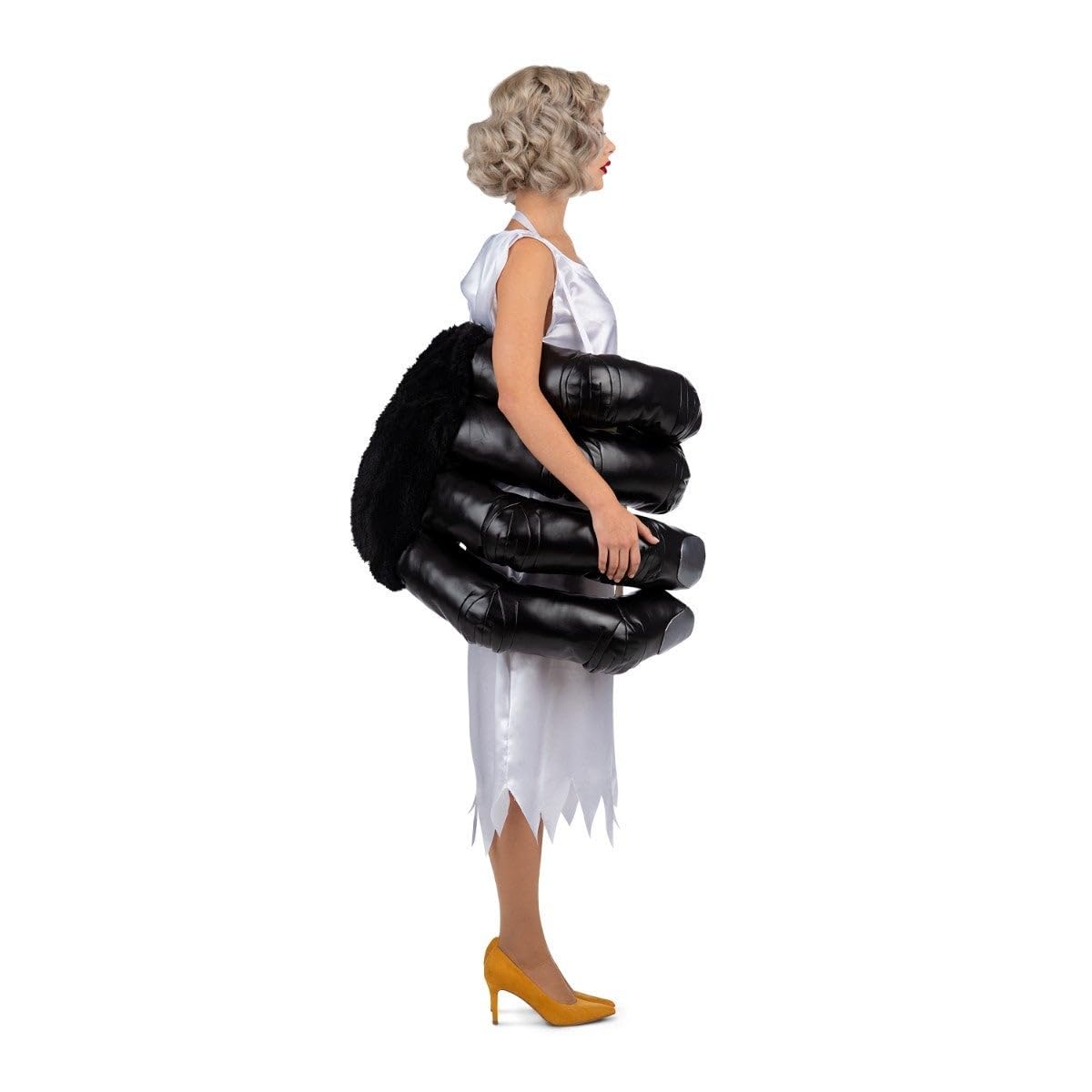My Other Me - Disfraz King Kong Actriz mujer blanco y negro talla M adulto