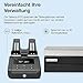 Safescan 6175 Money Counting Machine - Value Counts Coins, Banknotes, Vouchers and Tokens - Coin Counter with Coin roll Recognition - Money Scale with Memory - Suitable for The New King Charles Notes