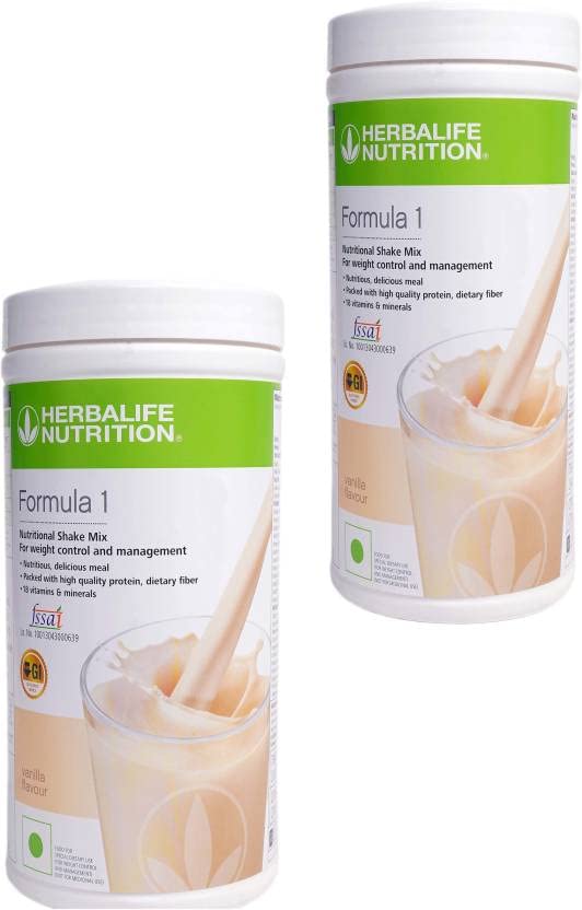 HERBALIFE Formula 1 Nutritional Shake Mix - Vanilla & Vanilla Flavor For Weight Loss Combo Pack Of 2 PIECES Combo (1000 Gram) (B09TR1YYMR) Amazon Price History, Amazon Price Tracker