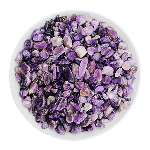 Image of 335g Assorted Amethyst Quartz Crystals Rocks Amethyst Crushed Crystal Quartz Tumbled Rocks and Crystals